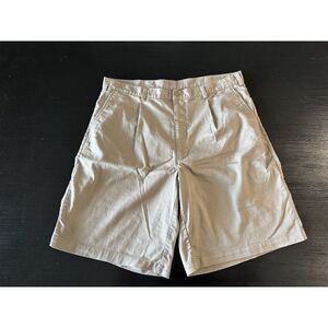 Nike Golf Shorts 36‎ Flat Front Mens Tech Khaki